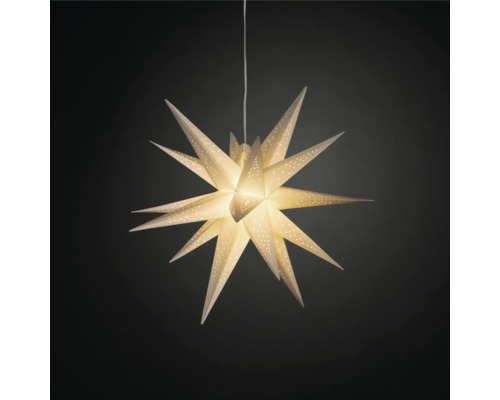 Julstjärna som hängande lampa