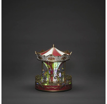 Karusell med belysning och dekorativa element