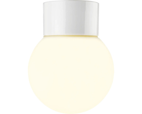 Armatur IFÖ classic glob 150 opal E27 vit IP54 Armatur IFÖ classic glob 150 opal E27 vit IP54