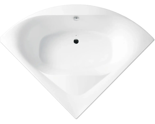 Hörnbadkar av sanitetsakryl uppifrån