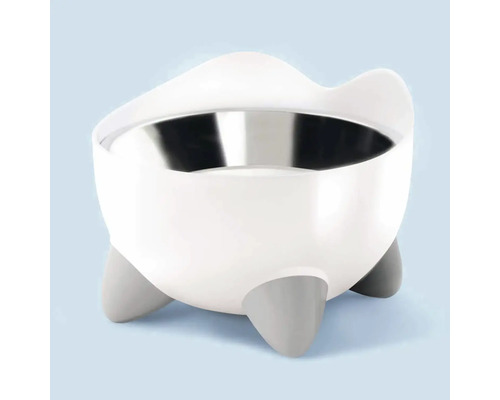 Matskål med insats i rostfritt stål och tre ben