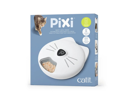 Förpackning för en Catit Pixi matautomat för sex måltider
