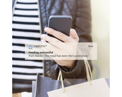 Smartphone-avisering: Matning lyckades