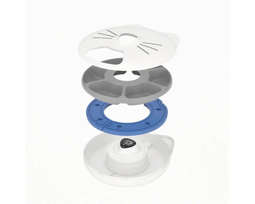 Automatisk foderautomat för katter med timer