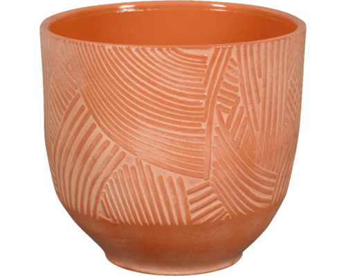 Blomkruka PASSION FOR POTTERY Almada Ø27x26cm orange