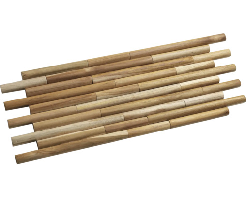 Mosaikmatta av trästavar