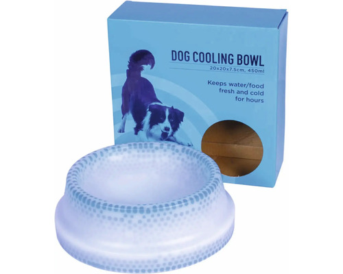 Kylskål för hund med förpackning