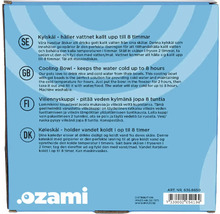 Hundmatskål OZAMI Cooling bowl