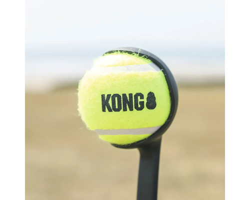 Kong logotyp på tennisboll för hundar