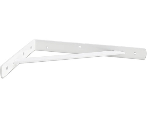Konsol HABO 9 250x350mm vit Hyllkonsol av metall med fästhål