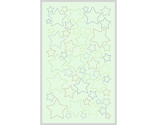 Ministicker AGDESIGN Stars Shine 8x14cm 54 delar