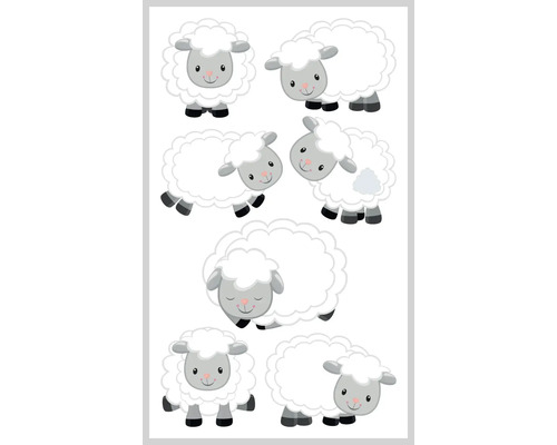 Ministicker AGDESIGN Sheeps 8x14cm 7 delar
