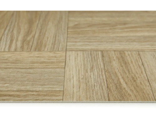 Golvbeläggning med träutseende i detalj