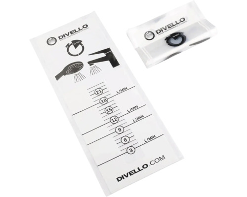 Flödesmätarpåse DIVELLO ORIGINAL™ för mätning av vattenflöde 10-pack 8281620