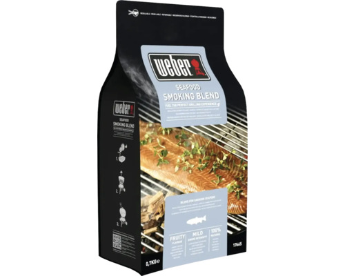 Rökningschips WEBER Wood Chip Blend Seafood 0,7kg Rökningschips WEBER Wood Chip Blend Seafood 0,7kg
