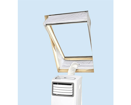 Mobil luftkonditionering med takfönstertätning