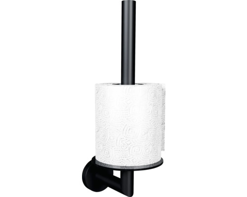 Toalettpappershållare med pappersrulle