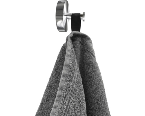 Handdukskrok med grå handduk