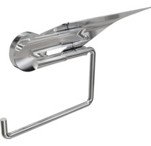 Toalettpappershållare i metall med lock för väggmontering