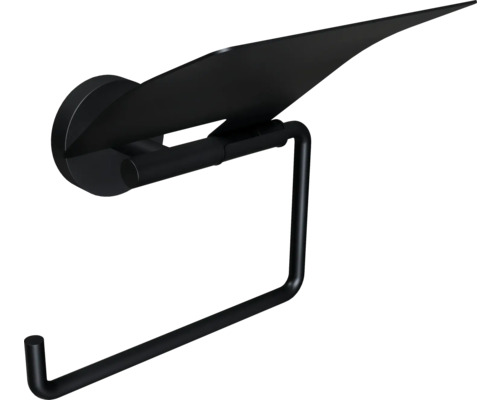 Toalettpappershållare med hylla