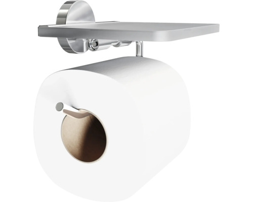 Toalettpappershållare med hylla