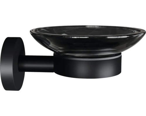 Svart tvålkopp för väggmontering