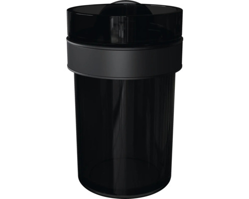 Svart förvaringsbehållare