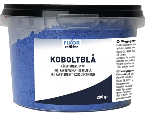 Färgpigment FIXOR BY NITOR Koboltblå 200g