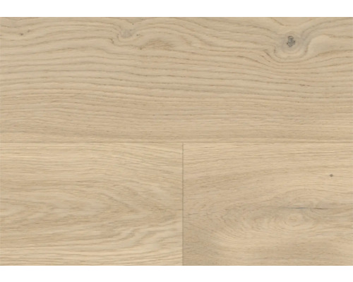 Närbild av ljust laminatgolv