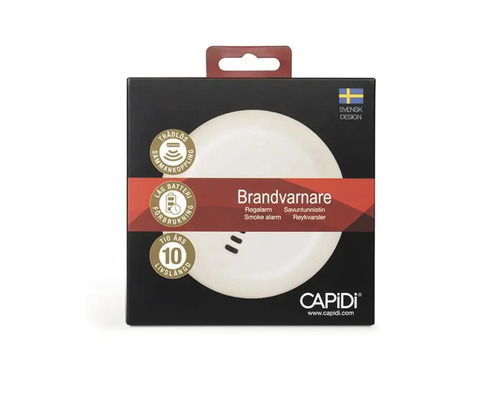 Capidi rökdetektor i förpackningen