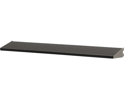 Hylla ELFA metall vändbar 598x267x48mm graphite 453325 Takfotsvinkel för skydd mot väderpåverkan