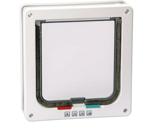 Kattlucka av plast med fyrvägslås