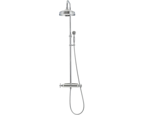 Takduschset DUSCHBYGGARNA Lady med termostatblandare krom blank duschhuvud 200 mm 28939 Takduschset DUSCHBYGGARNA Lady med termostatblandare krom blank duschhuvud 200 mm 28939
