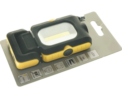 LED-arbetslampa med 120 lumen och 65 meters ljuslängd