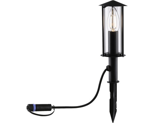 Pollare PAULMANN Classic Mini Plug & Shine LED med jordspett 2W 3000K varmvit HxØ 220x80mm IP44 antracit 230/24V