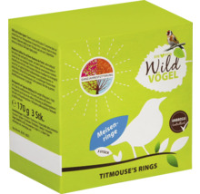 Förpackning mesringar för vilda fåglar, 170 gram, tre stycken