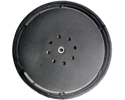 Sliprondell med räfflad yta och hål