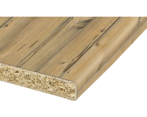 Dekorativ platta med träutseende