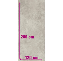 Kakel med måtten 280 cm gånger 120 cm
