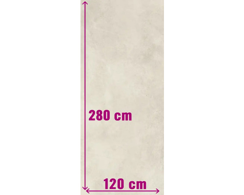 Mått: 280 cm hög och 120 cm bred