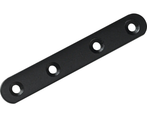 Förbindningsbleck HETTICH svart 100x15mm stål 50-pack