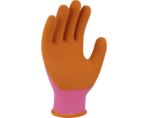 Trädgårdshandske av tyg med belagd handflata