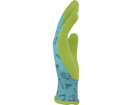 Trädgårdshandske med verktygsmönster