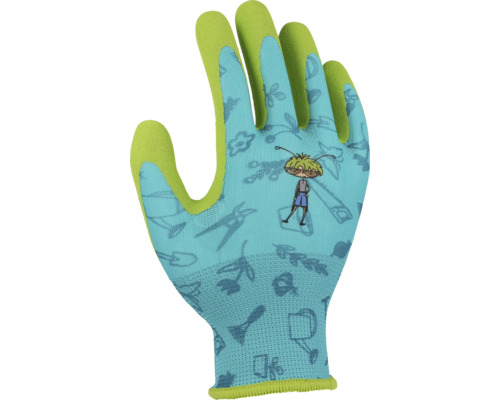 Trädgårdshandske med trädgårdsredskapsmönster