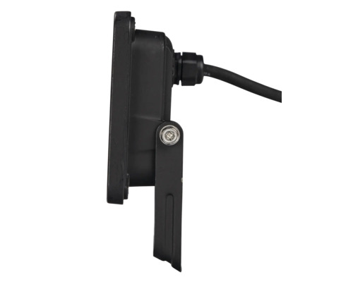 Sidovy av en LED-strålkastare med kabel