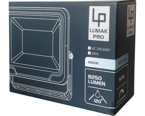 Förpackning för en Lumak Pro strålkastare