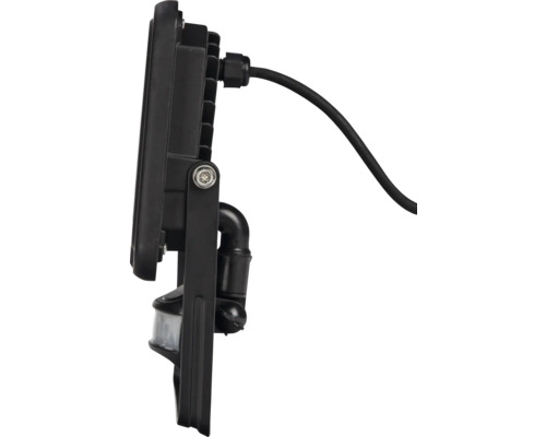 Utomhusstrålkastare med rörelsesensor i profilvy