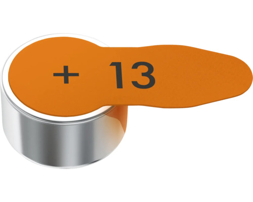 Hörbatteri typ 13 med klistermärke