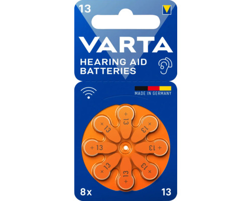 Hörapparatsbatteri VARTA 13 8-pack