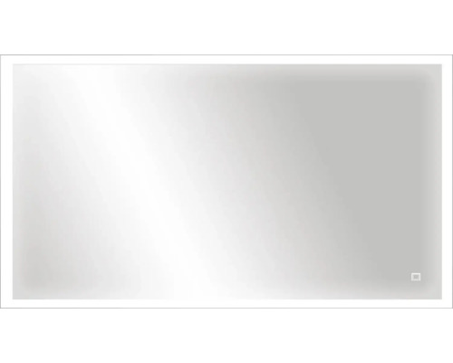 Rektangulär spegel med LED-belysning